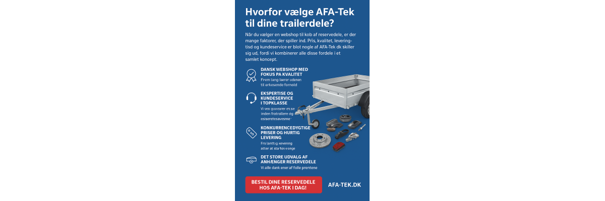 Anhængerdele og reservedele i topkvalitet – Stort udvalg hos AFA-Tek.dk - 👉 Anhænger reservedele online | AFA-Tek – Kvalitet &amp; hurtig levering