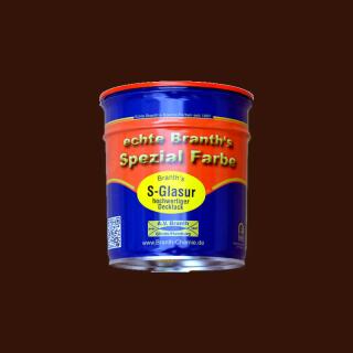 Branths S-Glaze (langsom tørring) kan 0,75 l brun RAL 8016