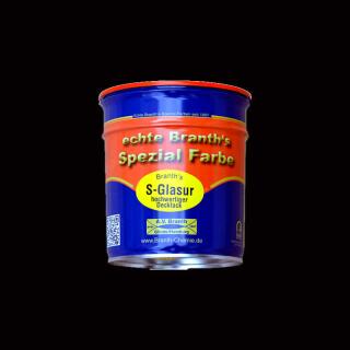 Branths S-Glaze (langsom tørring) kan 0,75 l sort RAL 9005