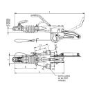 KNOTT AE-forbindelse V 2000-3500 kg KFG 35 D / GF top / bund LM: E 120, D 200/225 med SK