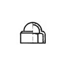 Sekskantede beskyttelseshætter M8 / SW13, farve: grå