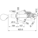 AL-KO overløbsanordning -PROFI V- Ges.-Gew. 1600 - 3000 kg, AE 3000, RB: 2361