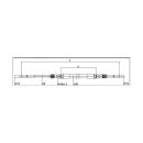 KNOTT bremsekabel til KZG 35 HL 1200 mm / GL 1570 mm, M12 / M12