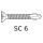 Torx specialboreskruer galvaniseret SC6 64-12-U 6,3 x 80