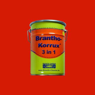 Brantho Korrux "3 i 1" 5 liter tønde rød BK320 = RAL 3028