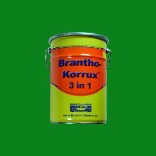 Brantho Korrux "3 i 1" 5 liter tønde grøn BK632 = RAL 6037