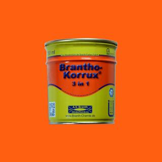 Brantho Korrux "3 i 1" 0,75 liter dåse gul-orange RAL 2000