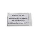 Trækstangsplade 105x74 75 kg