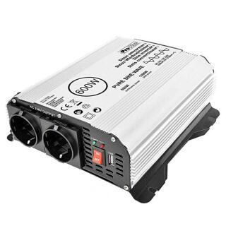 Spændingsomformer sinus 12-230V 1500W / 3000W + USB