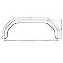 Dobbeltaksel stænkskærmprofil 12/40 B240 L1910 S1500 H380