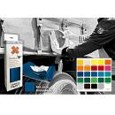 Selvklæbende presenningsgips 0,20 x 0,30 m blå RAL 5002