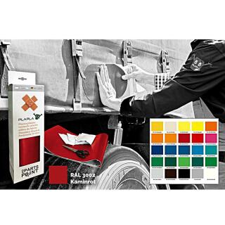 Selvklæbende presenningsgips 0,20 x 0,30 m rød RAL 3002