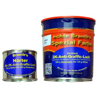 BRANTHs 2K-Anti-Graffic 500 g base lak & 125 g hærder silke mat