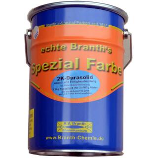 Brantho-Korrux 2K-Durasolid 5,5 kg basislak + 1 kg hærder rødbrun / oxidrød RAL 3009