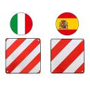 Advarselsskilt af aluminium til fremspringende laster...