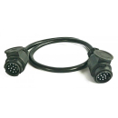 Mellemkabel 13-polet 2 plaststik 2 meter