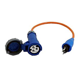 Adapterkabel CEE-kobling Bajo / Vollg-stik CH 5000 mm