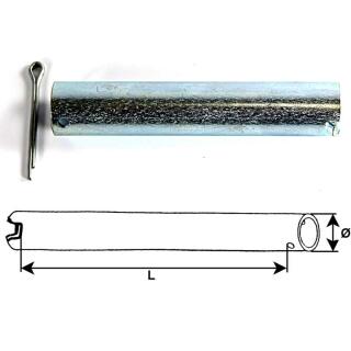 Akselrør Ø 30 x L 90 mm