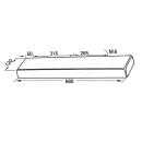 Forstøttepude PUR-skum 680 x 120 x 40 mm