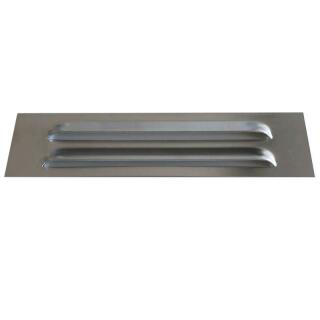 Gillventil, aluminium, lysvalset, 250 x 80 mm