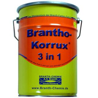 Brantho Korrux "3 i 1" 5 liter flaskegrøn RAL 6007