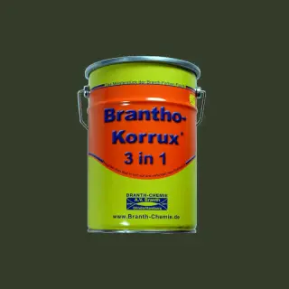 Brantho Korrux "3 i 1" 5 liter flaskegrøn RAL 6007