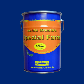 Branths S-Glaze (langsom tørring) 5 liter gentianblå RAL 5010