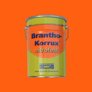 Brantho Korrux "nitrofest" 5 liters beholder orange / gul-orange RAL 2000